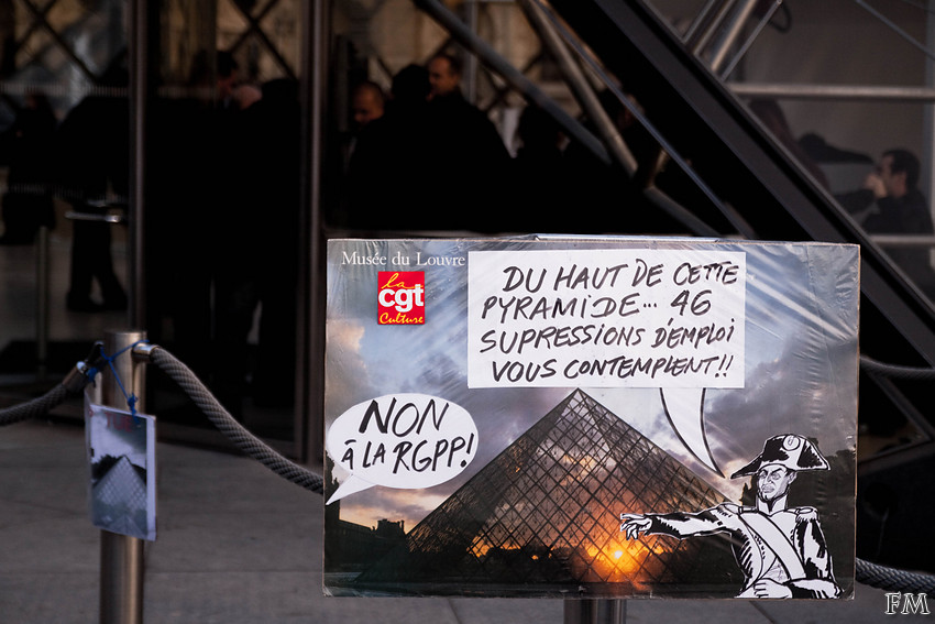 Jour de grÃ¨ve au Louvre