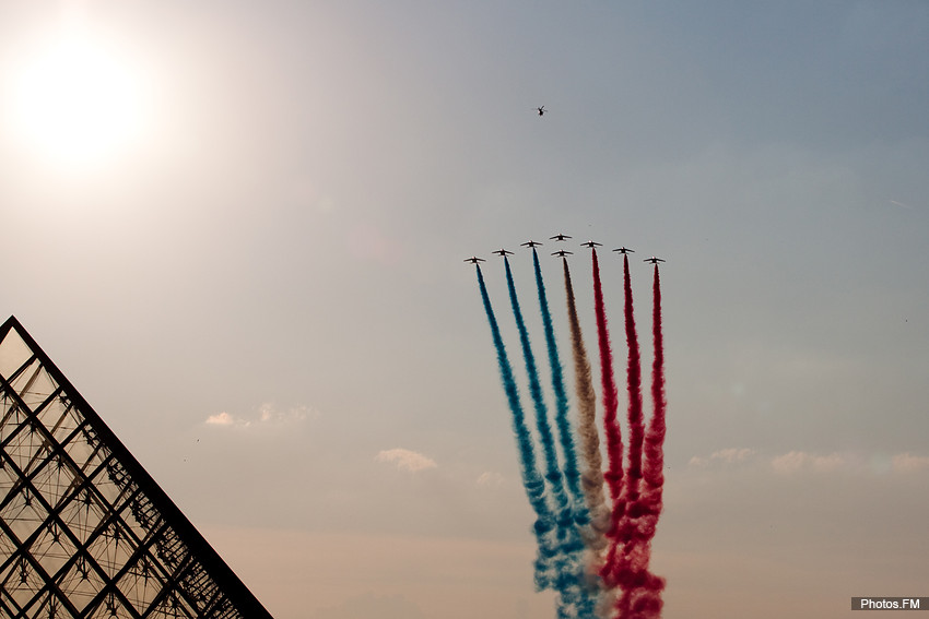 Patrouille de France - Arrivée du Tour