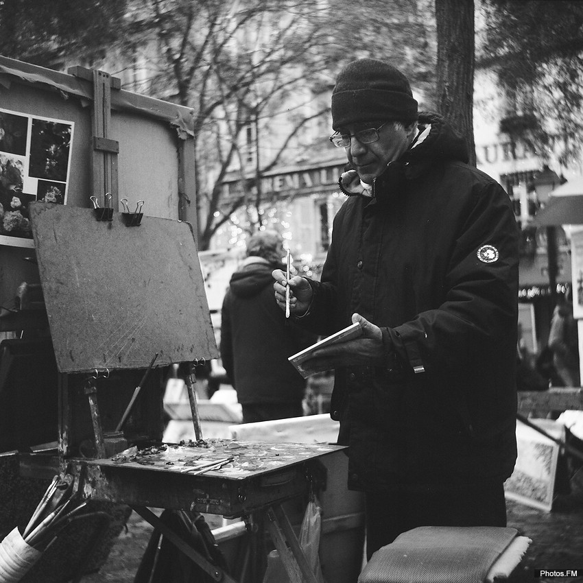 Artiste peintre Ã  Montmartre