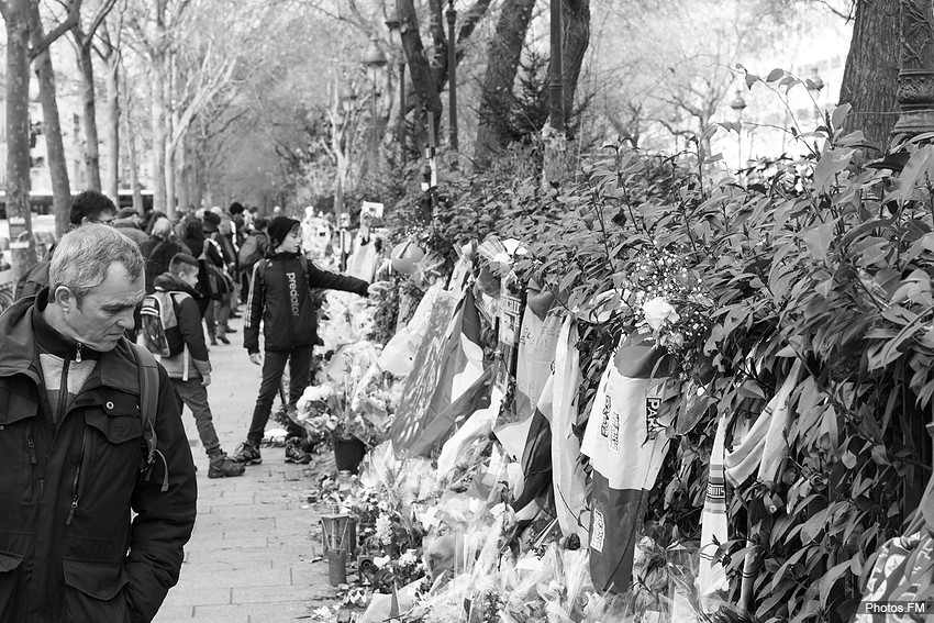 Hommages aux victimes du Bataclan