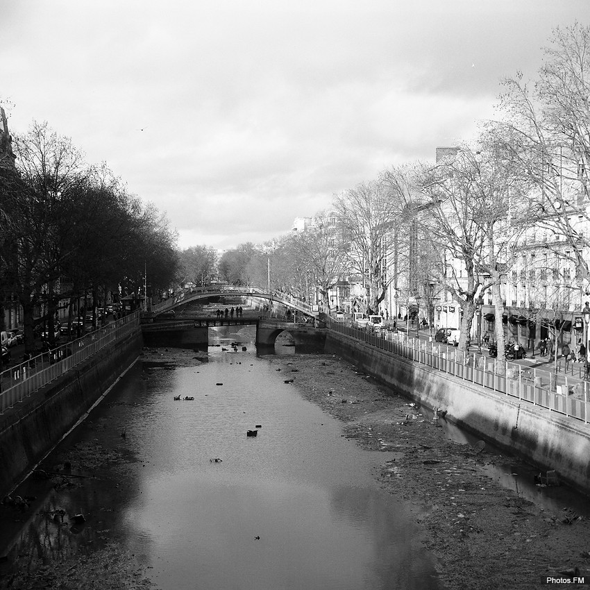 Nettoyage du canal Saint-Martin 