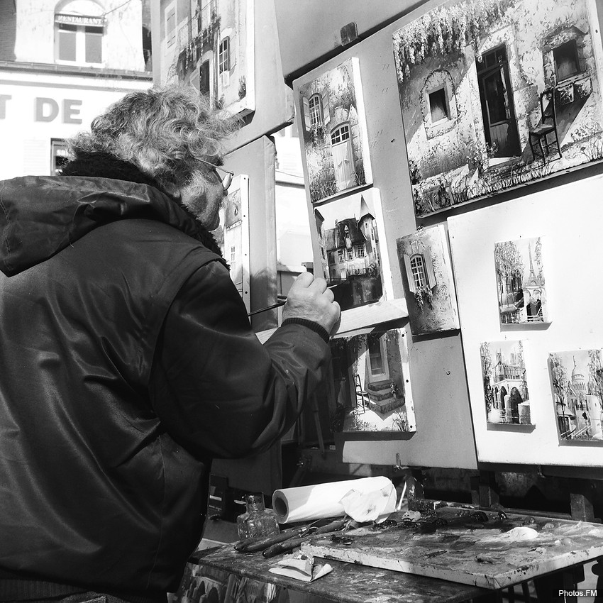 Peintre - Place du Tertre