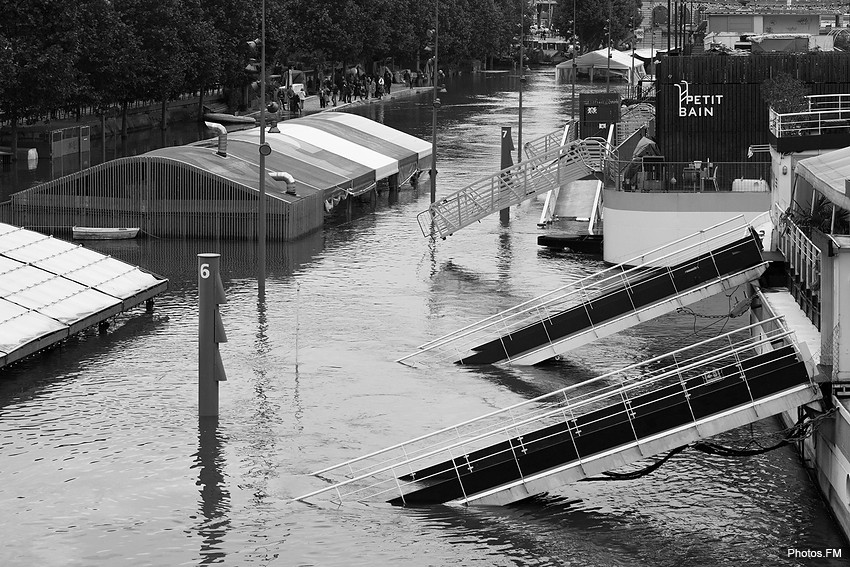 Restaurants inondés