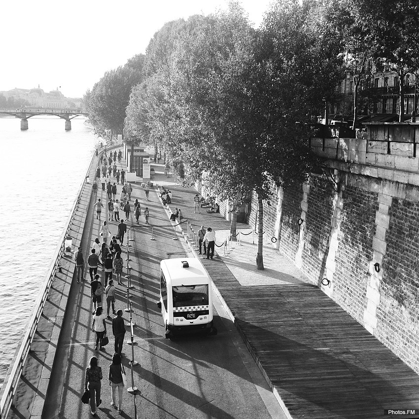 DÃ©monstration de la navette automatique EasyMile
