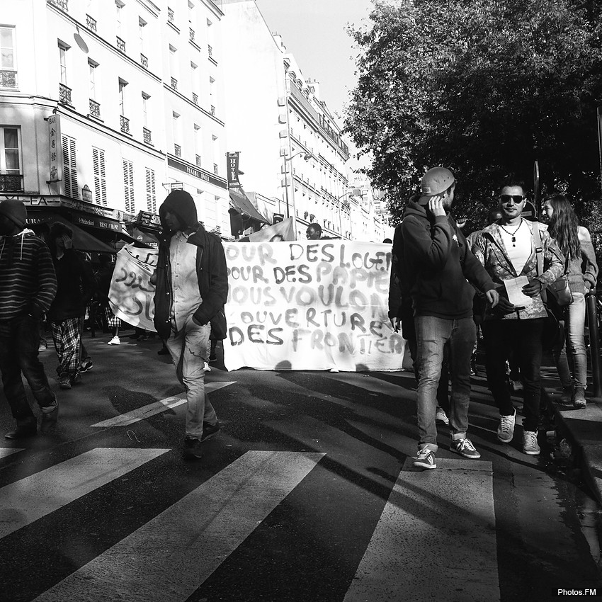 Manifestation de sans-papiers