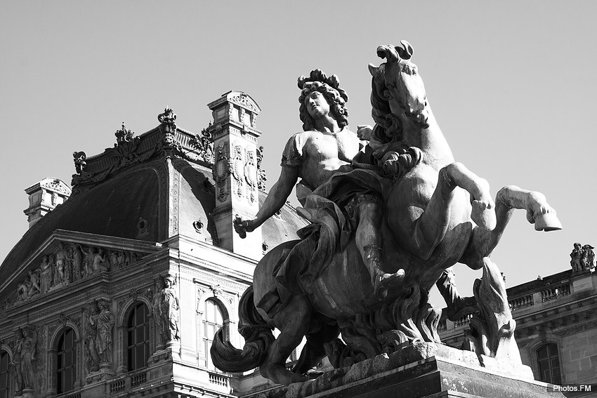 Statue équestre de Louis XIV