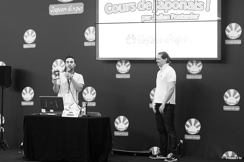 Ichiban Japan & Julien Fontanier sur la scène de Japan Expo 