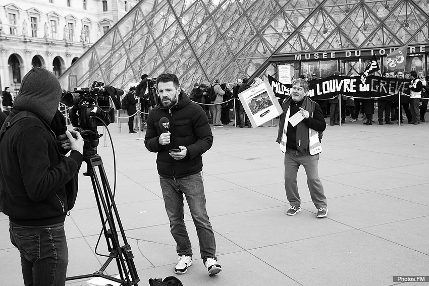 Le Louvre en grève 